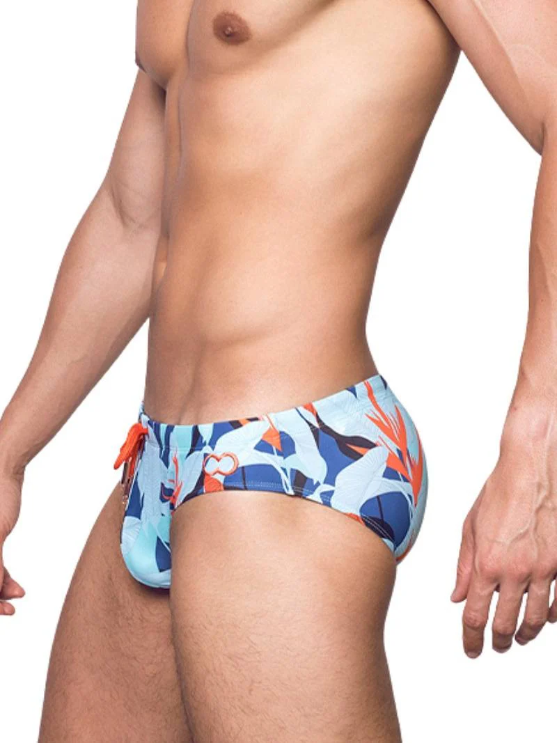 2eros V10 Caribbean Twist Swimwear Brief, Eco-Fabric - Image 3