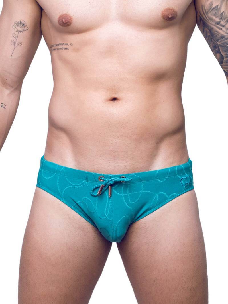 2eros V10 Textured Ripple Swim Brief, Eco-Fabric - Image 2