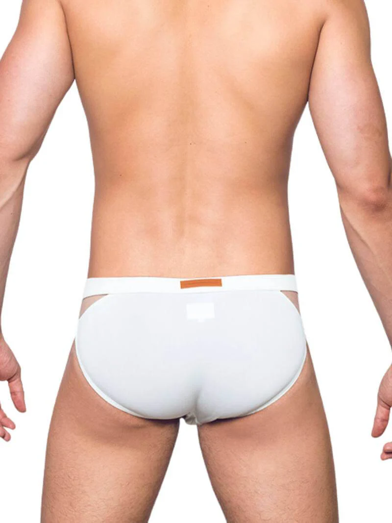 2eros V12 Sexy BLAK Label Swim Bikini in White - Image 6