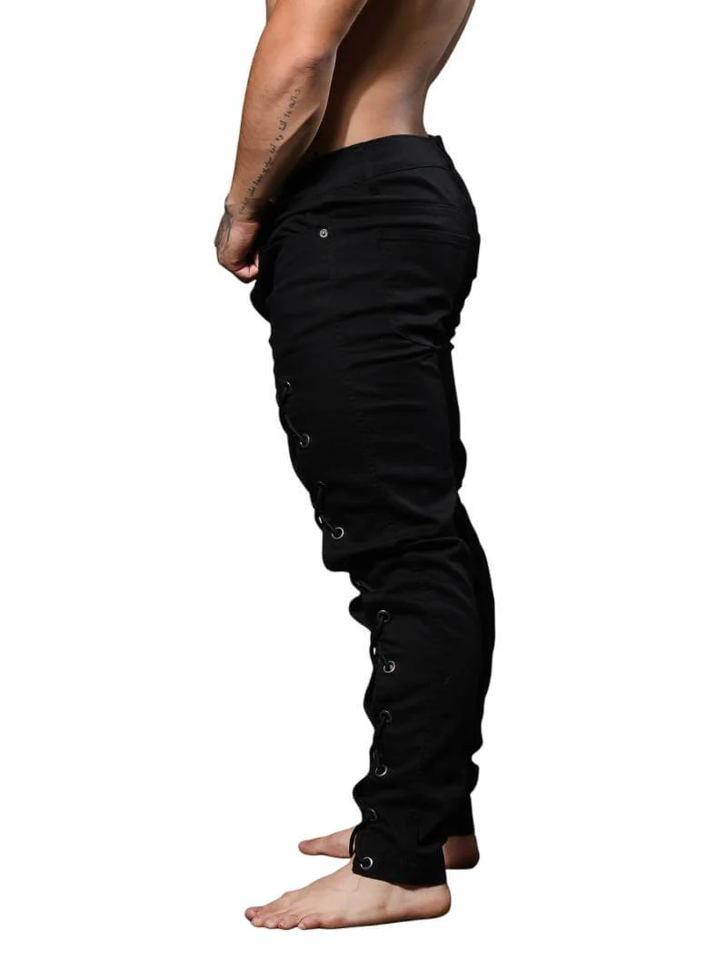Andrew Christian F.A.G. Capsule Skinny Black Pants - SIZE 34" - Image 2