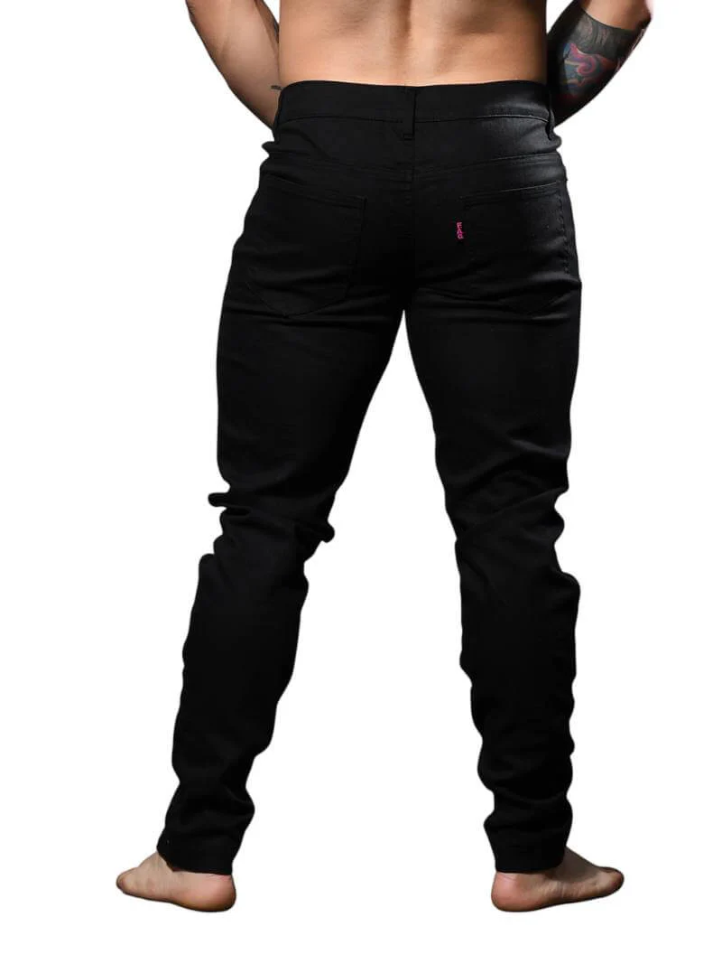 Andrew Christian F.A.G. Capsule Skinny Black Pants - SIZE 34" - Image 3