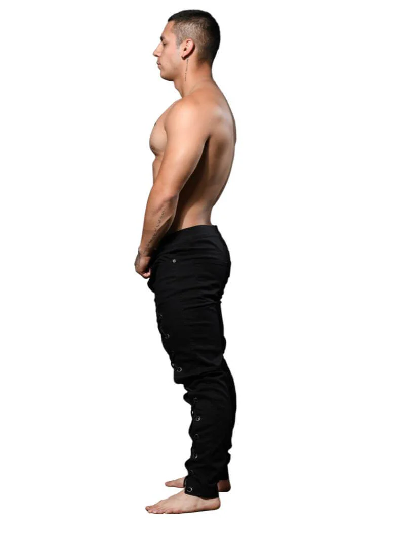 Andrew Christian F.A.G. Capsule Skinny Black Pants - SIZE 34" - Image 5