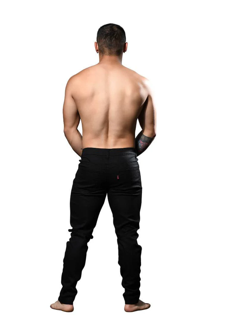 Andrew Christian F.A.G. Capsule Skinny Black Pants - SIZE 34" - Image 6