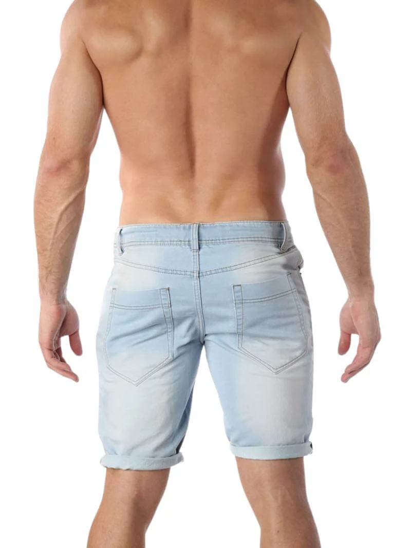 aussieBum Byron Stretch Denim Shorts - Image 3