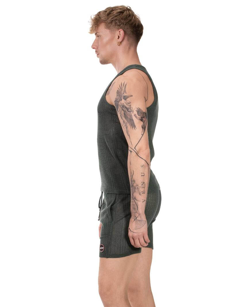 BARCODE Berlin Alabin Knitted Mesh Tank Top - Image 11