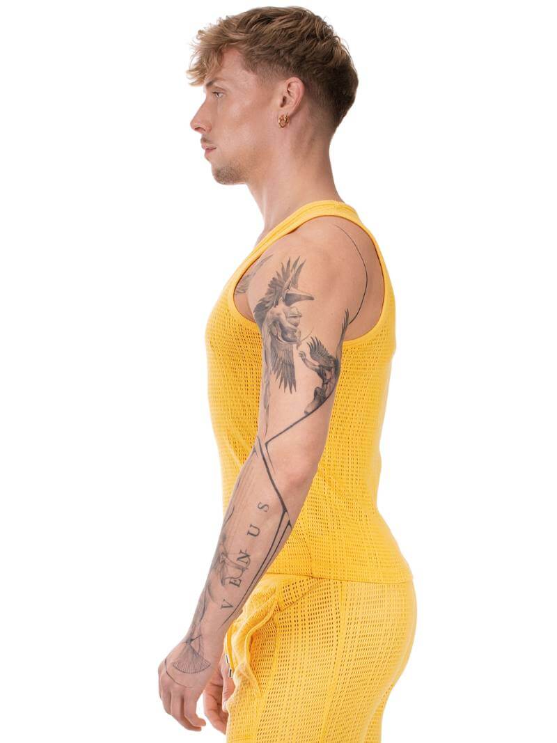 BARCODE Berlin Alabin Knitted Mesh Tank Top - Image 4