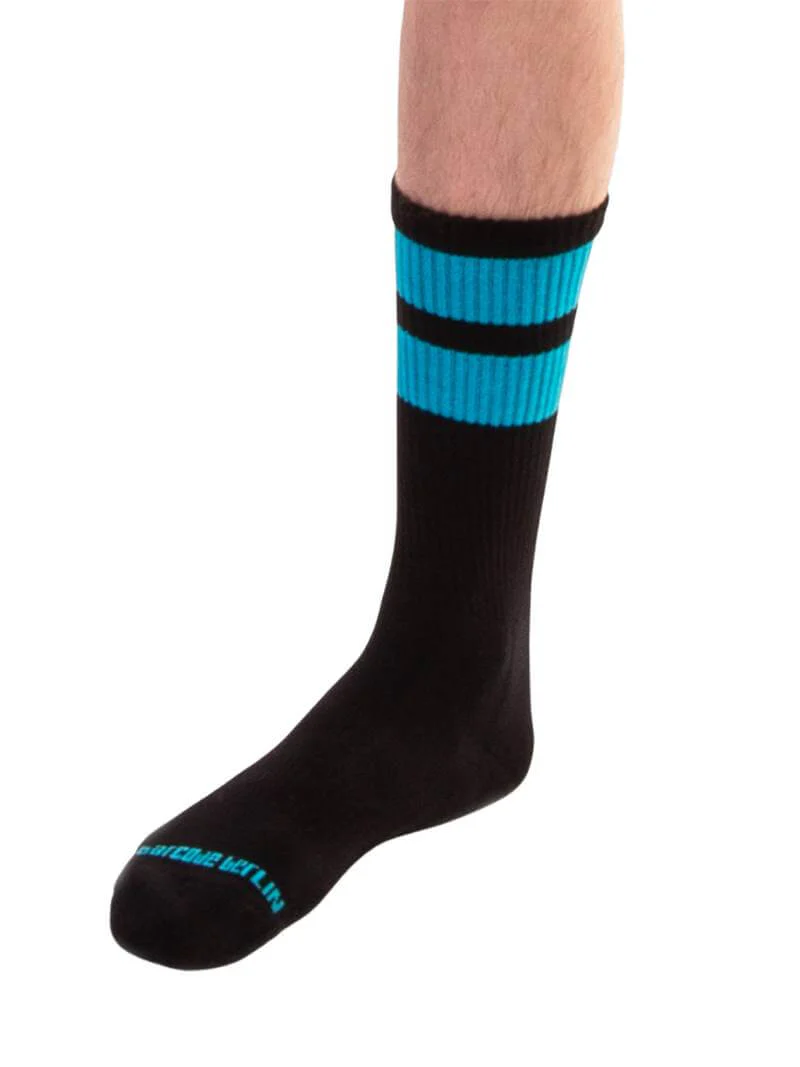 BARCODE Berlin Black Gym Crew Socks - Image 5