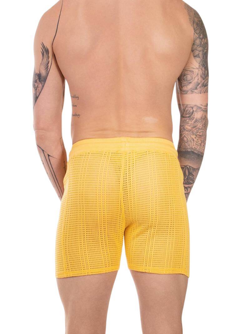 BARCODE Berlin Blaise Short: Knitted Mesh, Relaxed Fit - Image 6