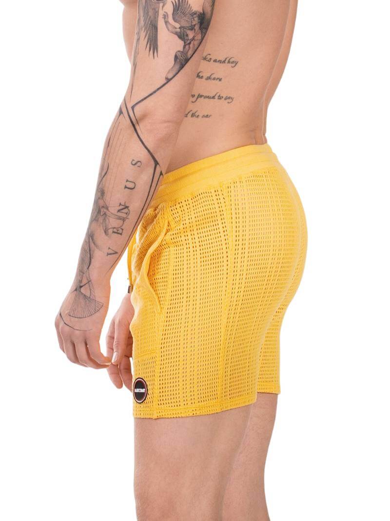 BARCODE Berlin Blaise Short: Knitted Mesh, Relaxed Fit - Image 7