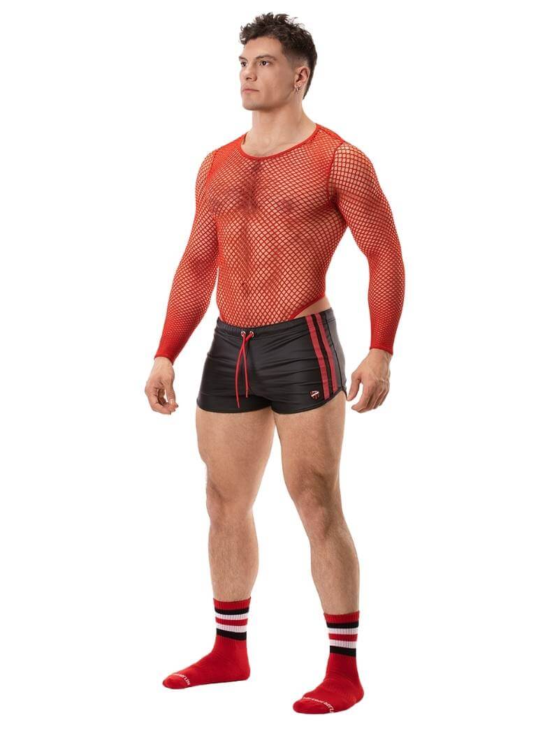 BARCODE Berlin Byron Leatherette Mini Short - Image 3