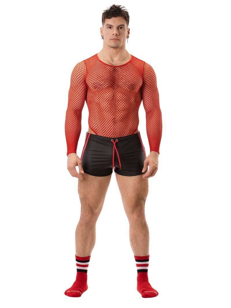 BARCODE Berlin Byron Leatherette Mini Short - Image 5