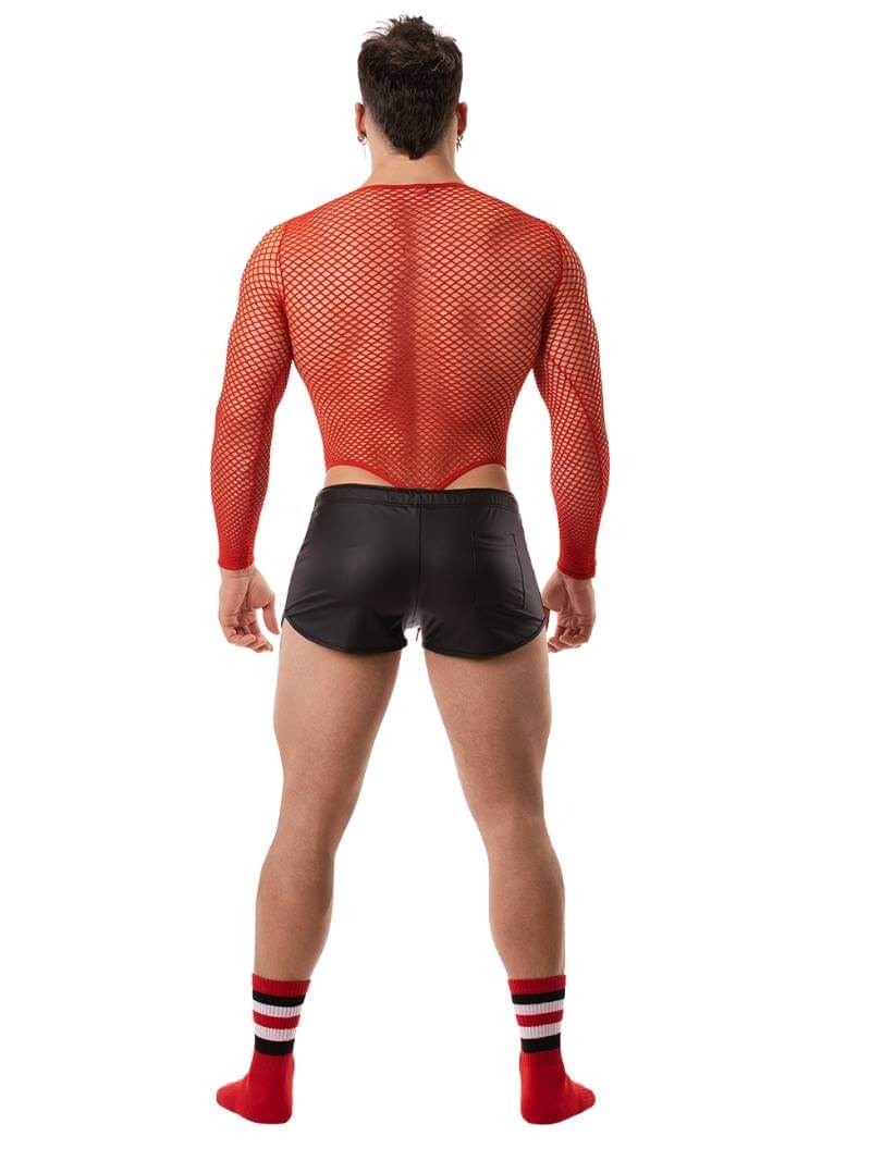 BARCODE Berlin Byron Leatherette Mini Short - Image 6