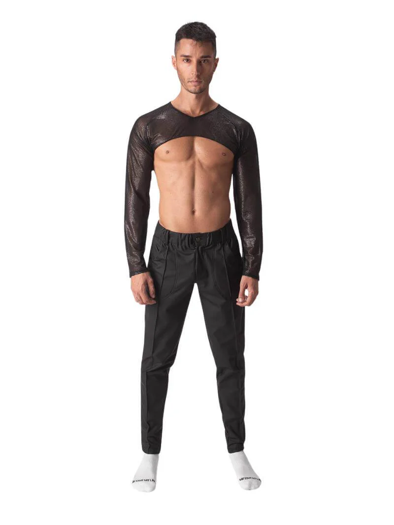 BARCODE Berlin Chaka Mesh Crop Top - Image 3