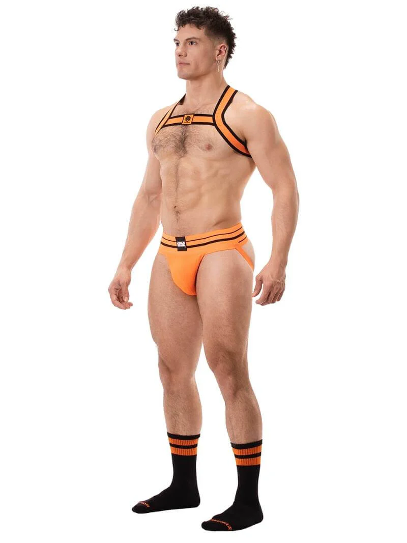 BARCODE Berlin Colin Elastic Neon Chest Party Harness - Image 11