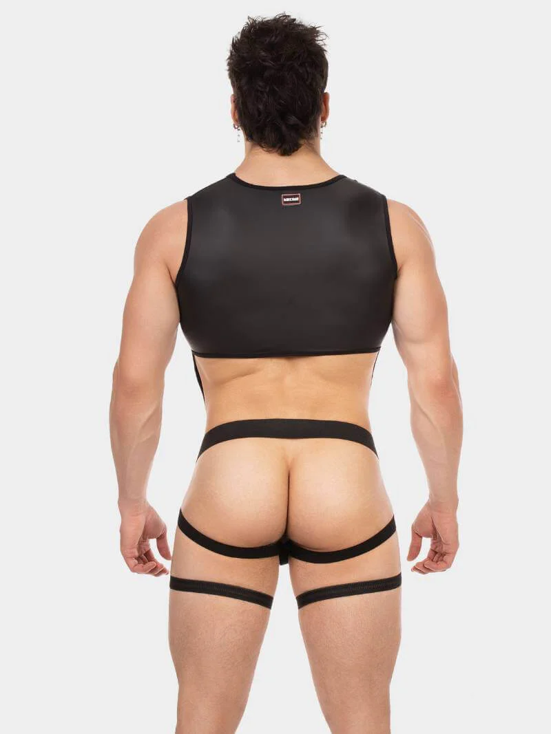 BARCODE Berlin Milos Vest with Garter Straps - Image 3