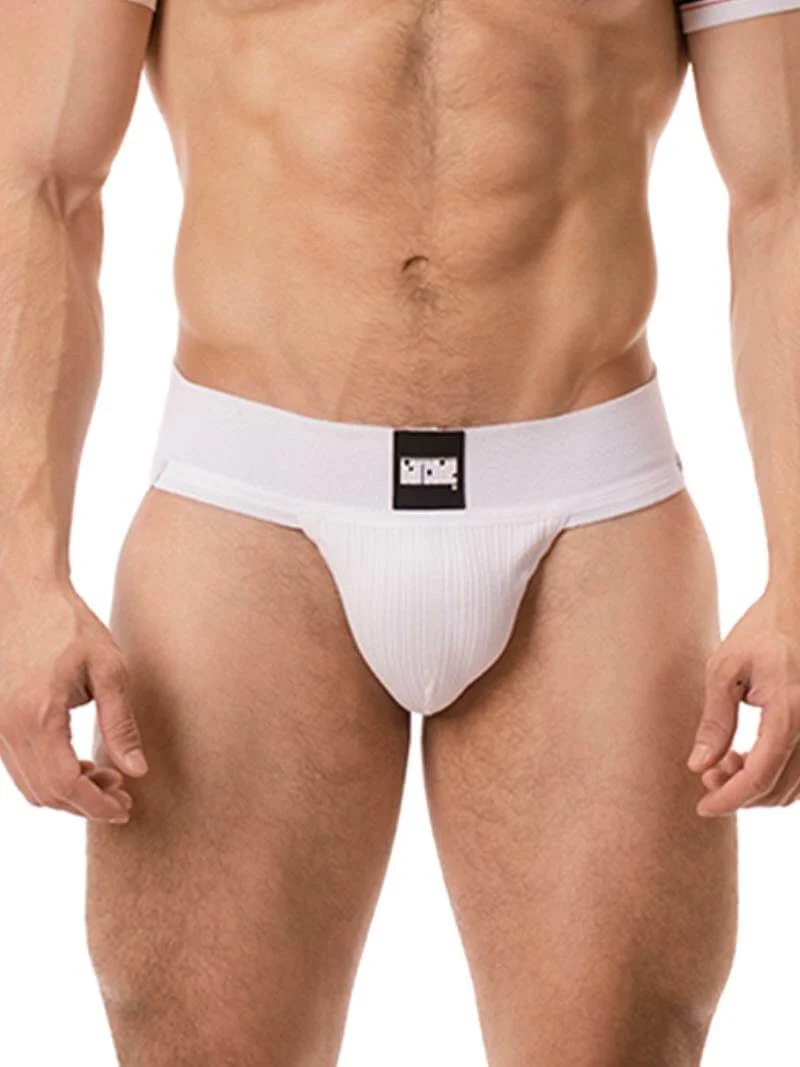 BARCODE Berlin Sergey Ribbed Cotton Jockstrap - Image 3