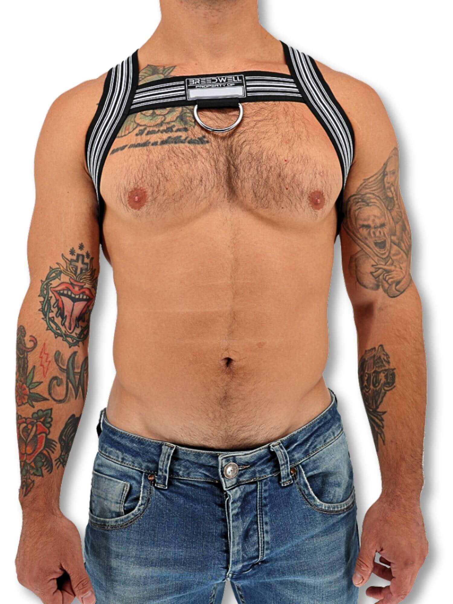 Breedwell Cumdump Bulldog Harness - Mens Clubwear Chest Harness - Image 14