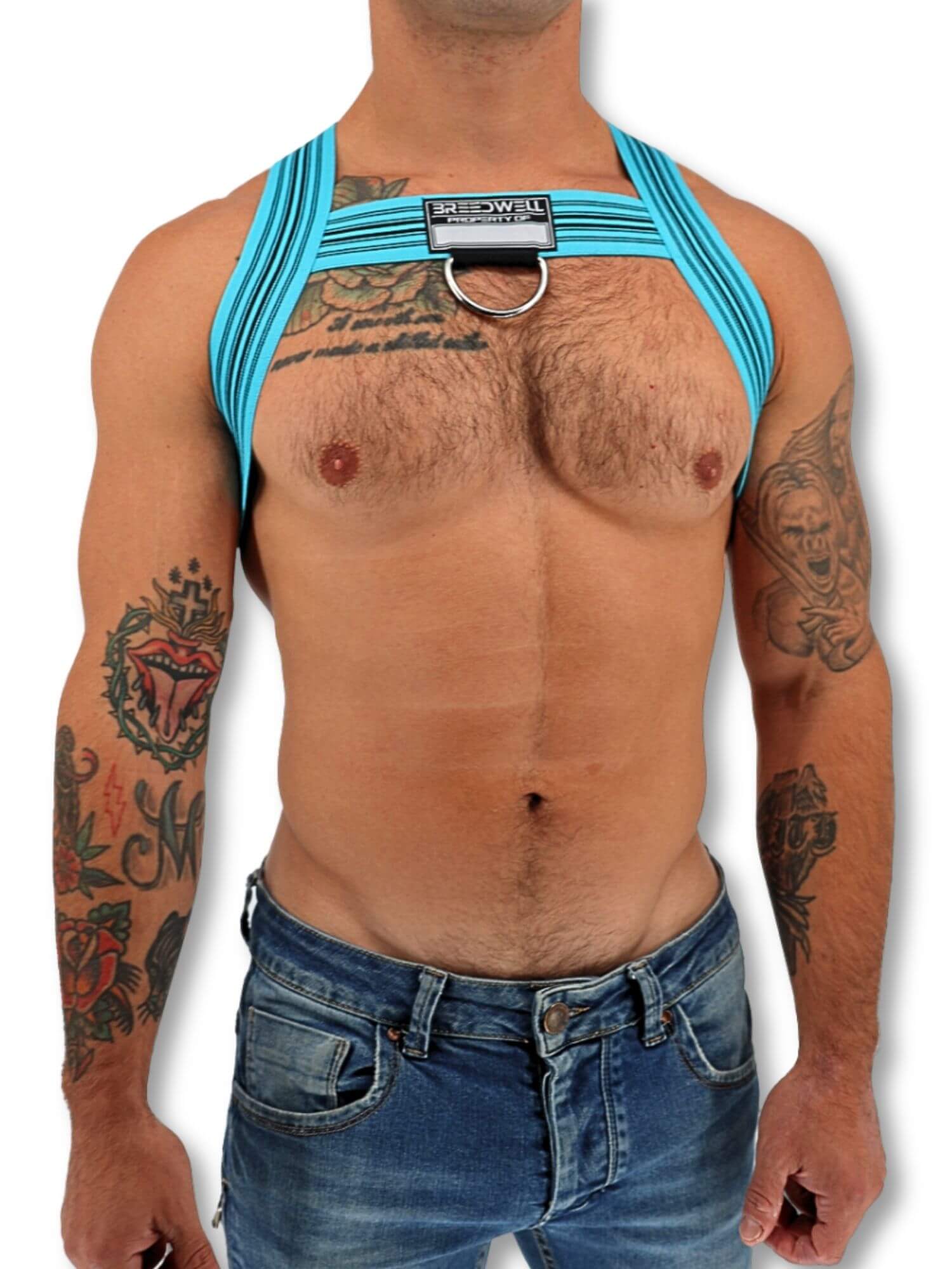 Breedwell Cumdump Bulldog Harness - Mens Clubwear Chest Harness - Image 18