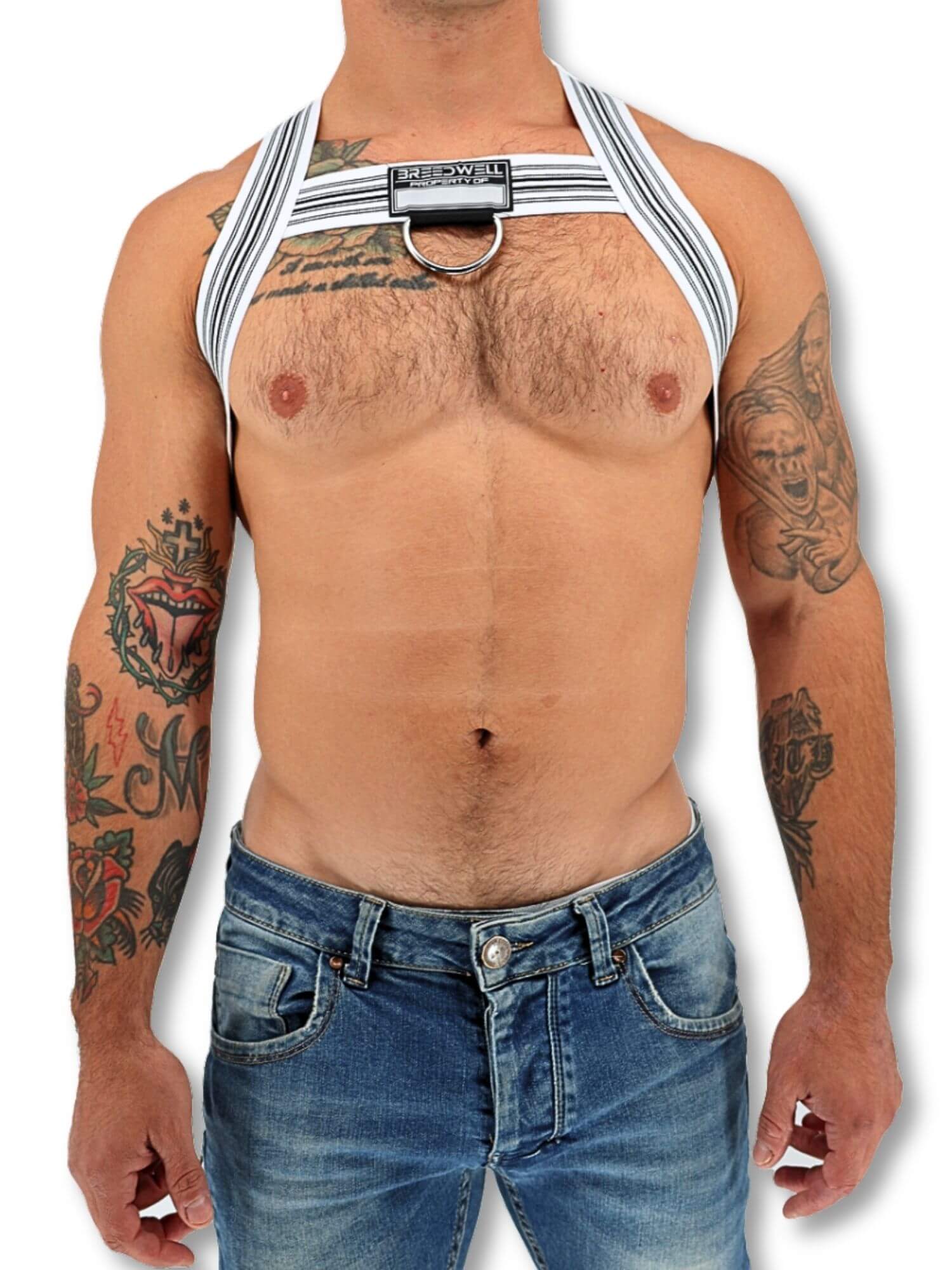 Breedwell Cumdump Bulldog Harness - Mens Clubwear Chest Harness - Image 4