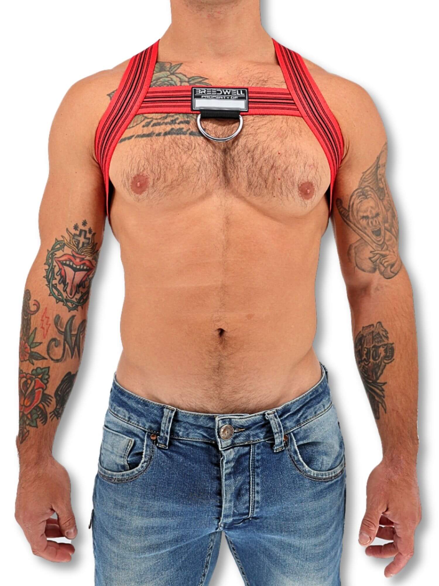 Breedwell Cumdump Bulldog Harness - Mens Clubwear Chest Harness - Image 9