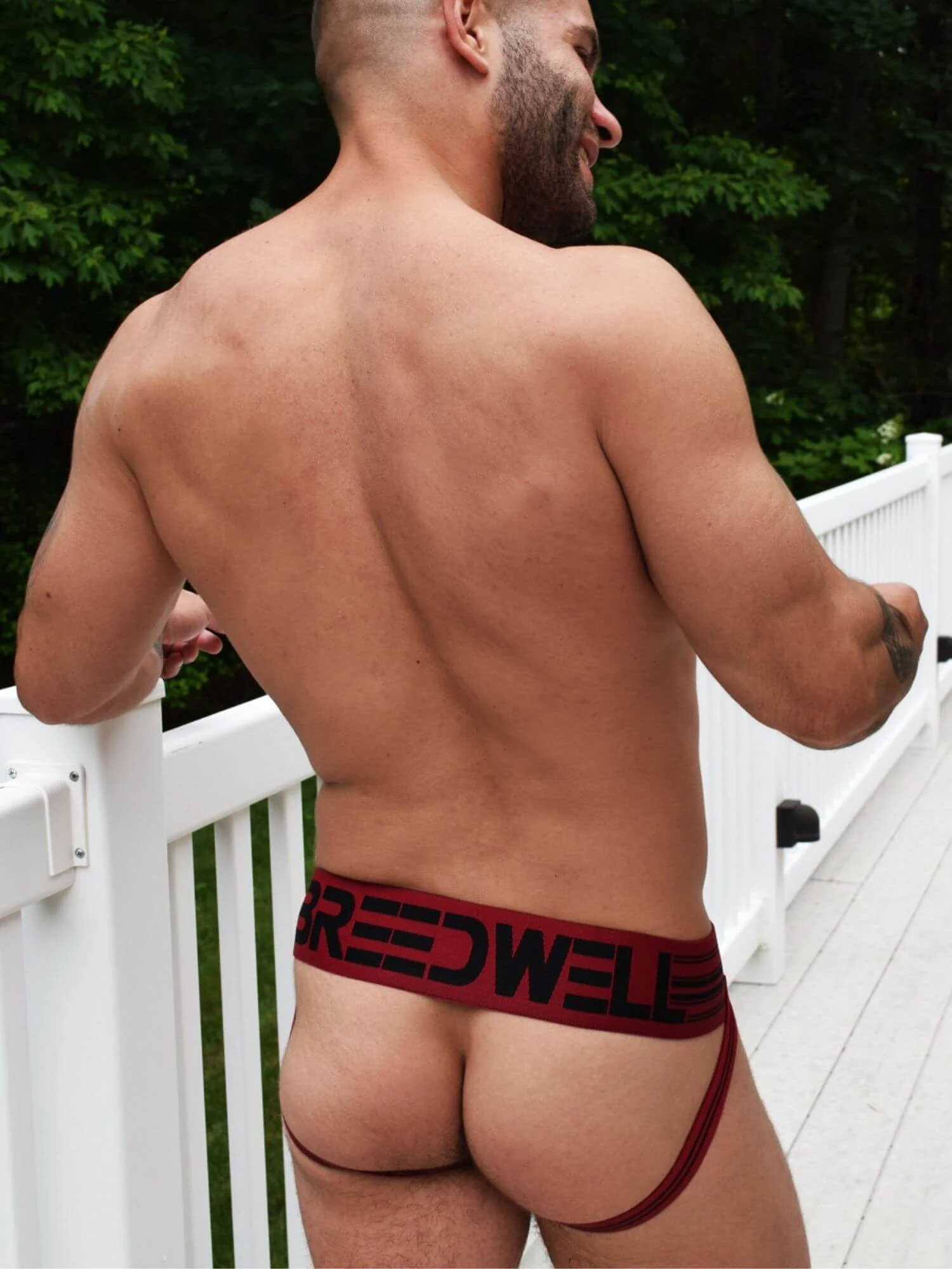 Breedwell Cumdump Jockstrap – Men's Stretchy Ribbed Jockstrap Underwear - Image 10