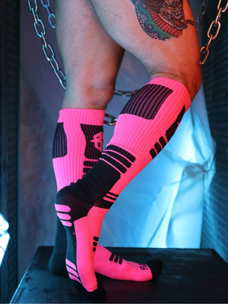 Breedwell Hypnotix Neon Rave Knee-High Socks - Image 10