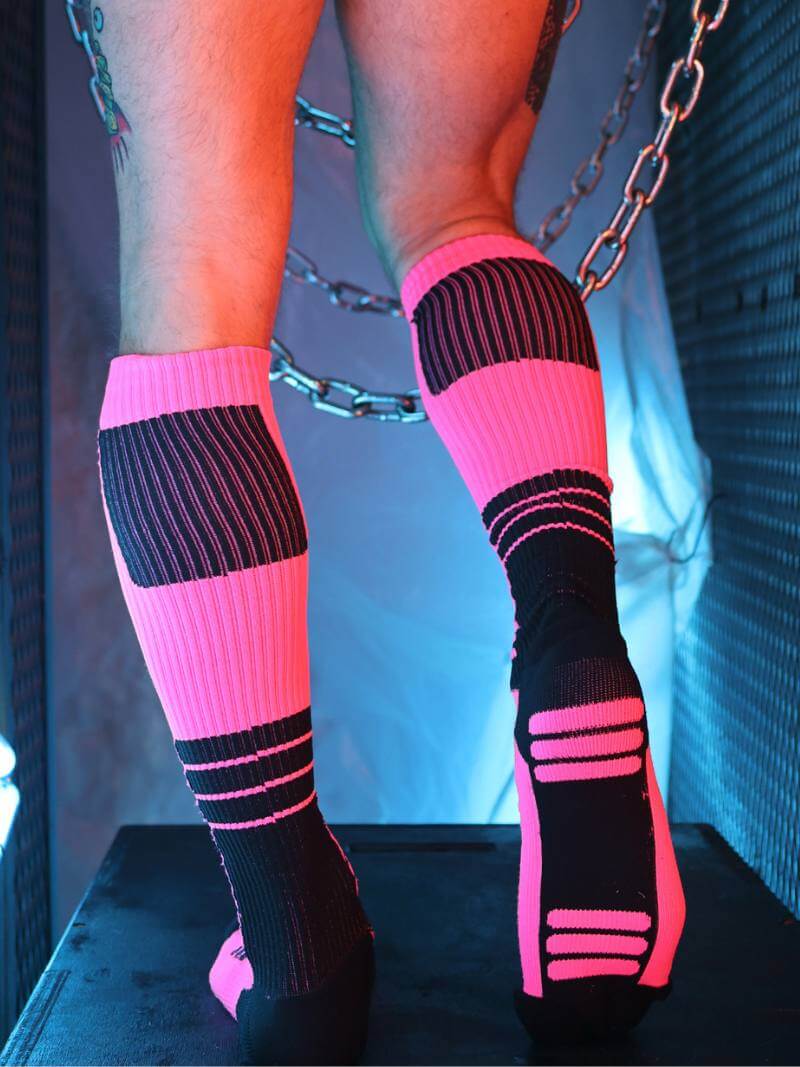Breedwell Hypnotix Neon Rave Knee-High Socks - Image 11
