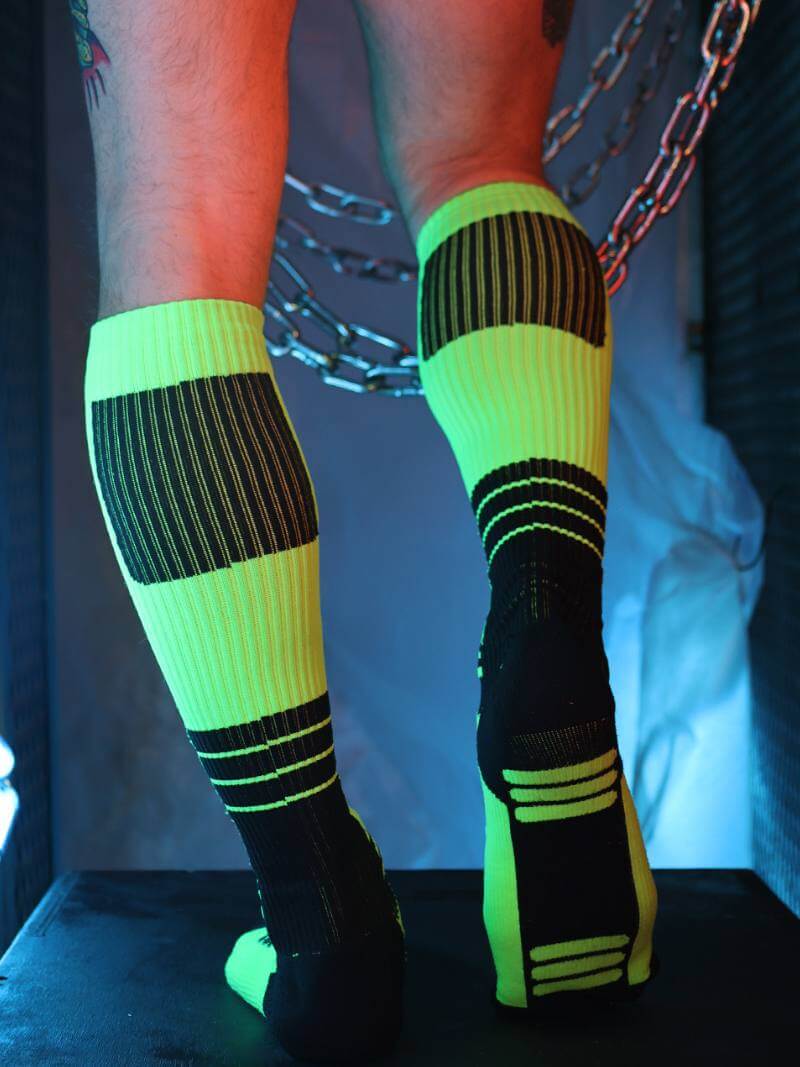 Breedwell Hypnotix Neon Rave Knee-High Socks - Image 4