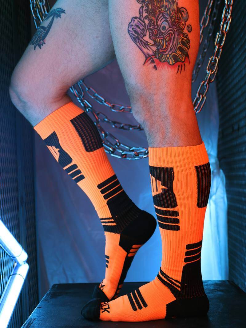 Breedwell Hypnotix Neon Rave Knee-High Socks - Image 7
