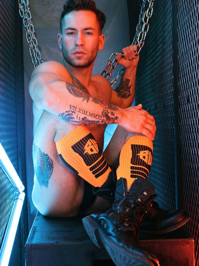 Breedwell Hypnotix Neon Rave Knee-High Socks - Image 8