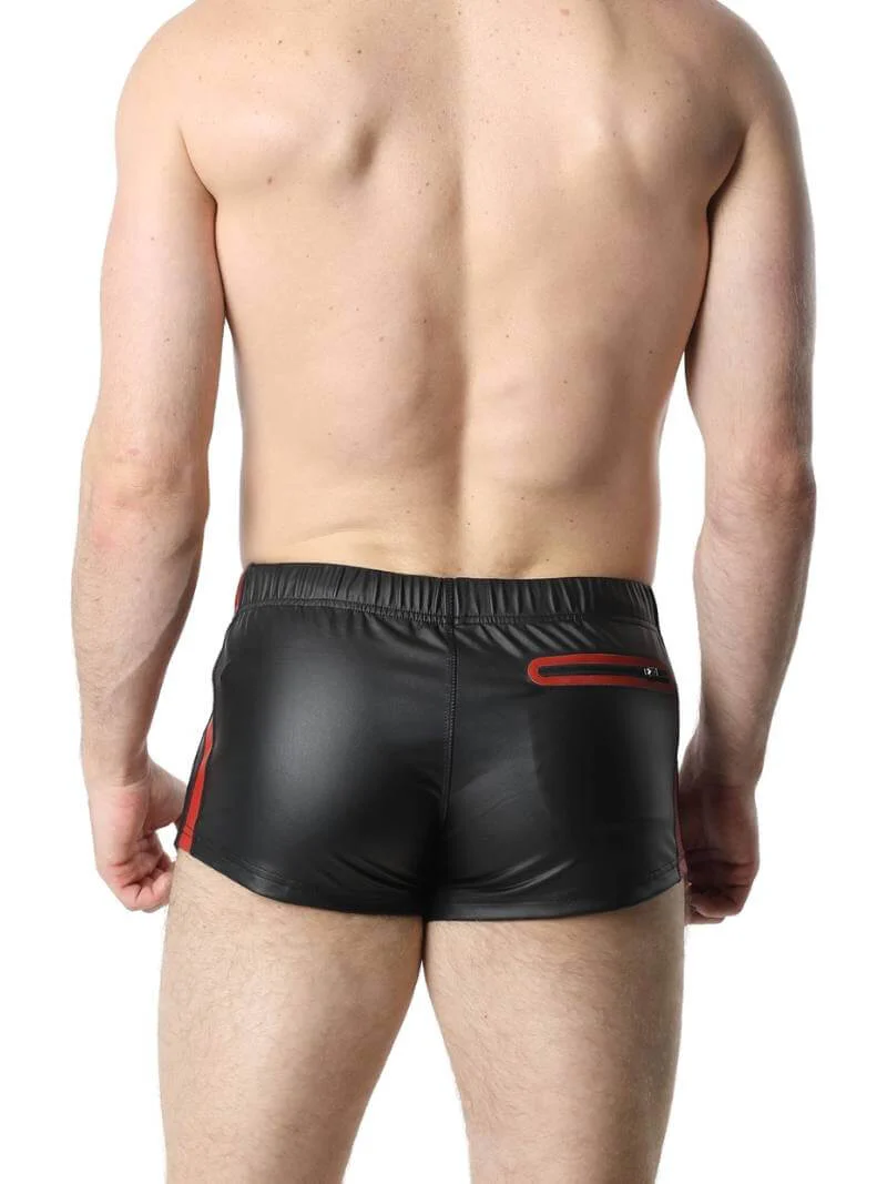 CellBlock13 Leather Look Mini Short - Image 4