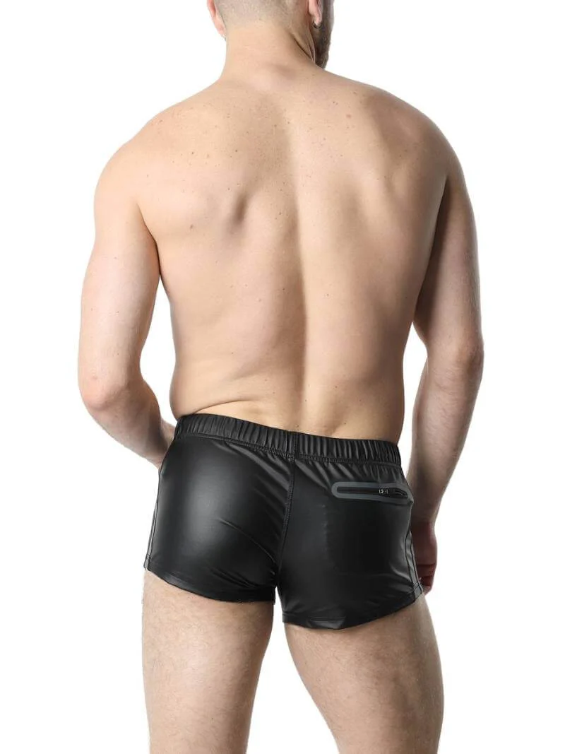 CellBlock13 Leather Look Mini Short - Image 6