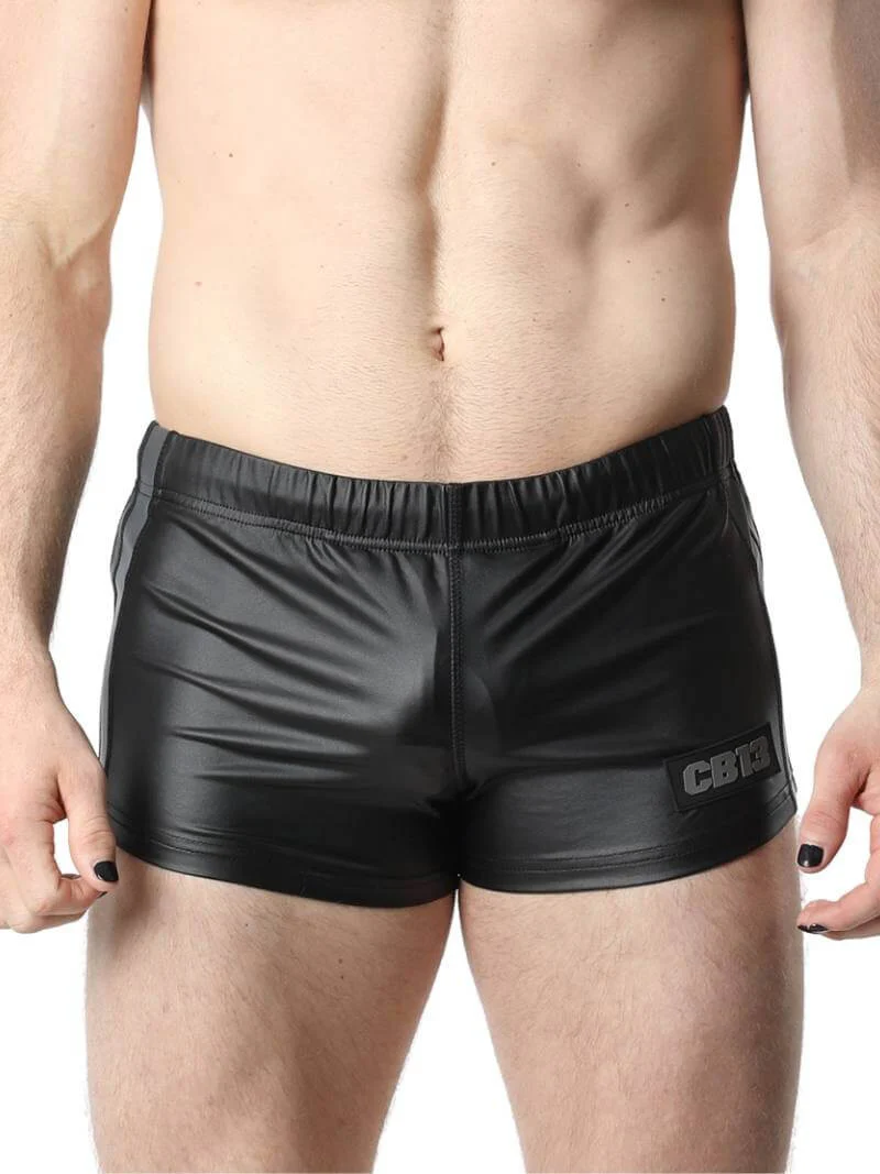 CellBlock13 Leather Look Mini Short - Image 7