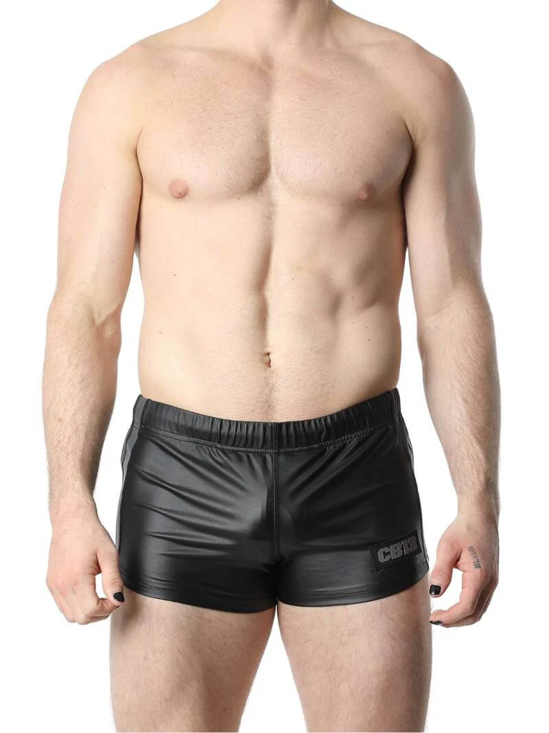 CellBlock13 Leather Look Mini Short - Image 8