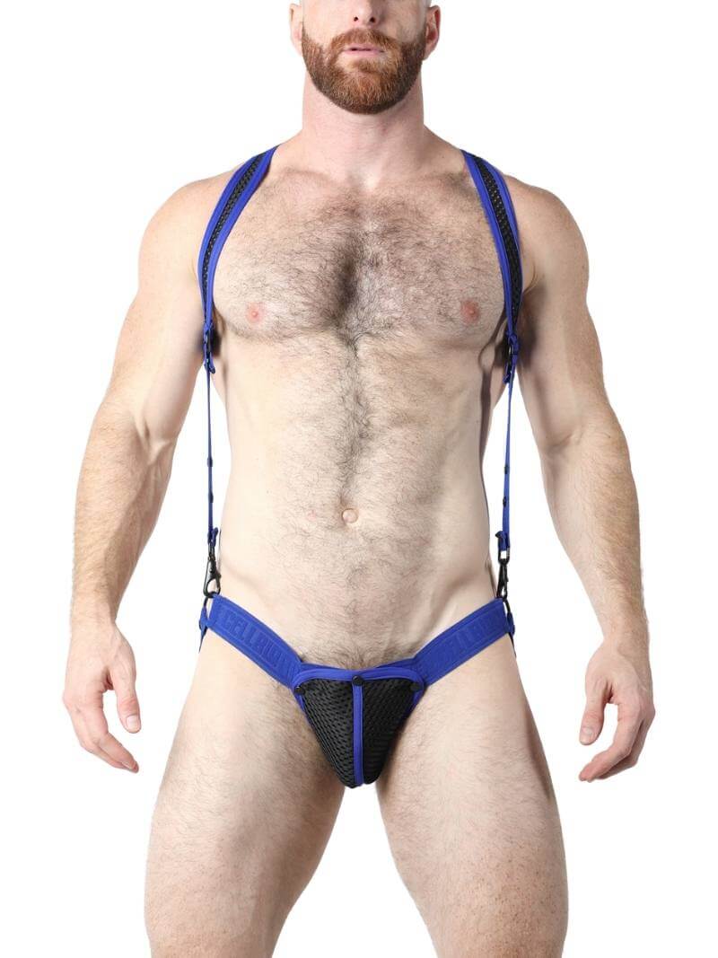 CellBlock13 Bare Mesh Body Harness & Jockstrap Set + FREE VOCLA Bag - Image 4