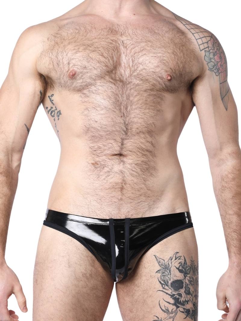 CellBlock13 Latex Look Low Rise Brief - LAST FEW! - Image 4