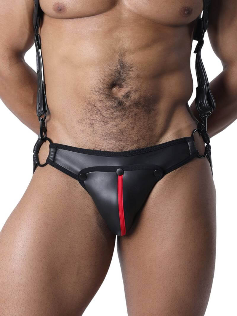 CellBlock13 Dungeon Neoprene Jockstrap with Removable Pouch - Image 5