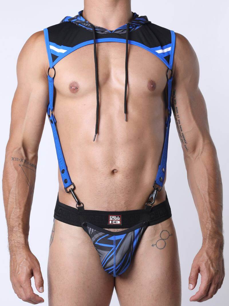 CellBlock13 Kennel Club Lightning Cropped Hoodie - Image 2