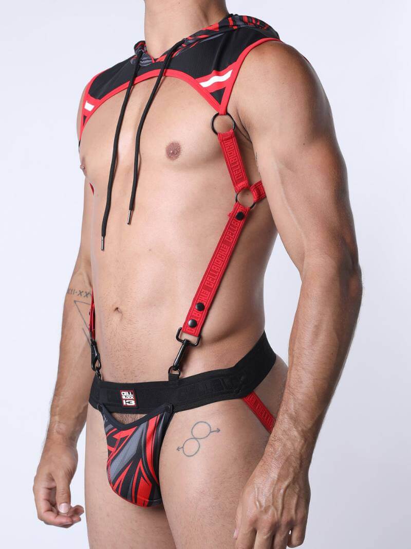CellBlock13 Kennel Club Lightning Cropped Hoodie - Image 6