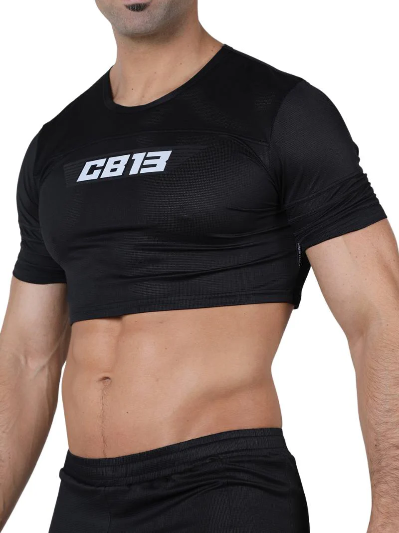 CellBlock13 Marathon Cropped T-Shirt: SIZE XL - Image 4