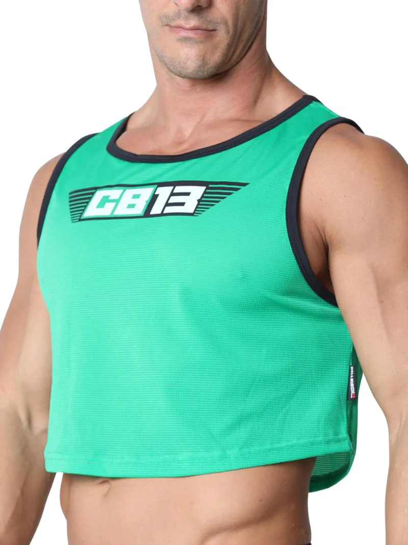 CellBlock13 Marathon Cropped Tank Top: SIZES LARGE or XL - Image 3