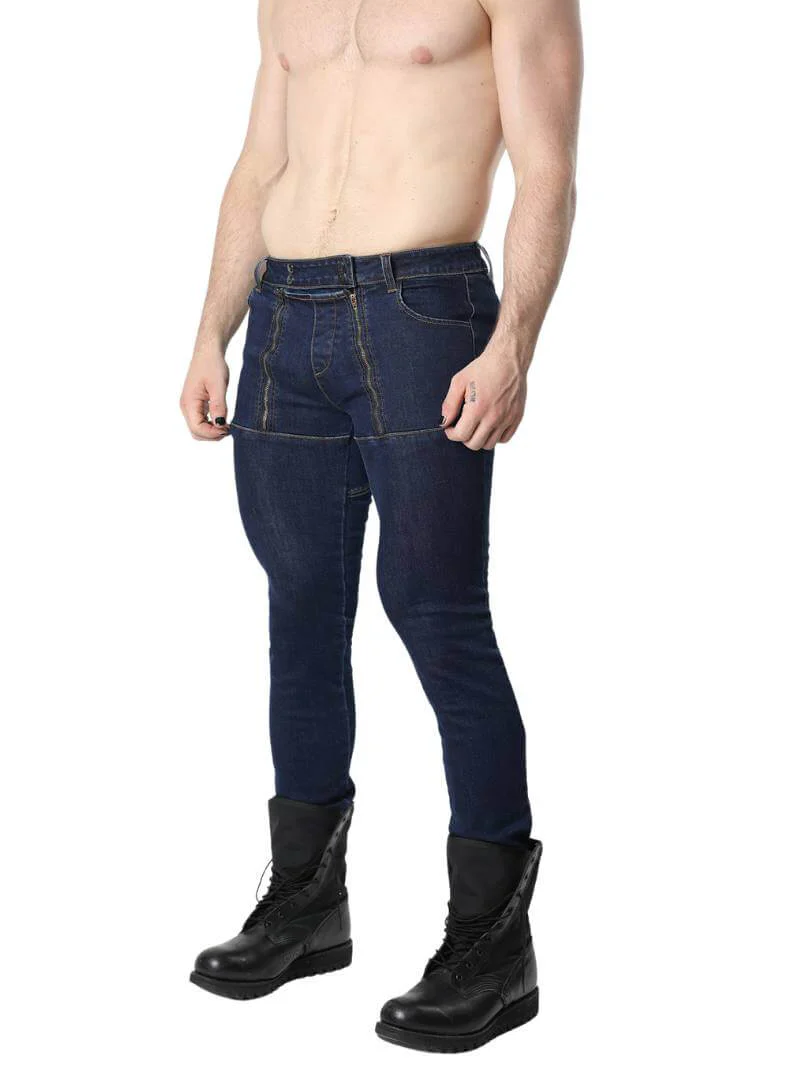 CellBlock13 Carpenter Stretch Fit Denim Zipper Jeans - Image 10