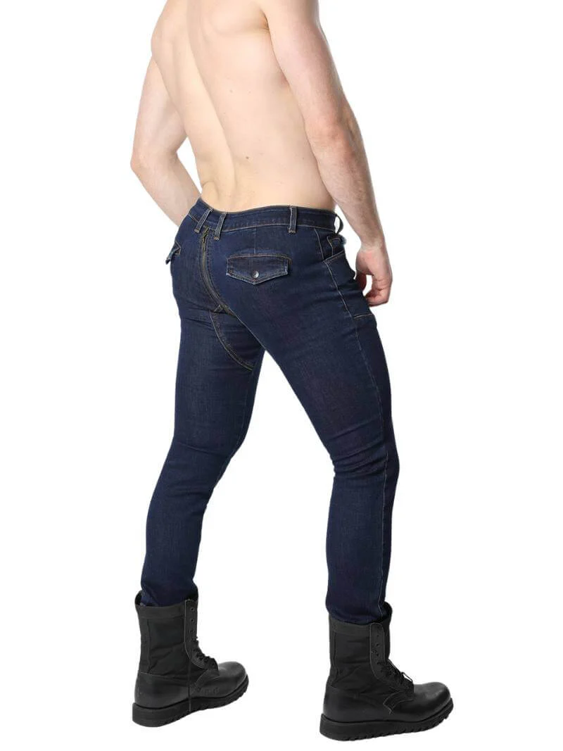 CellBlock13 Carpenter Stretch Fit Denim Zipper Jeans - Image 11