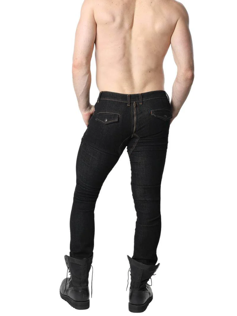 CellBlock13 Carpenter Stretch Fit Denim Zipper Jeans - Image 8