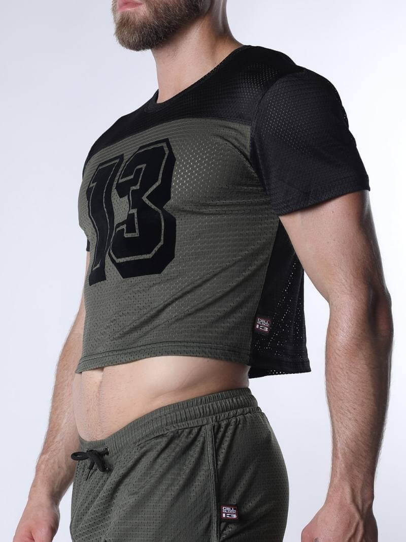 CellBlock13 Sporty Mesh Cropped T-Shirt - Image 6