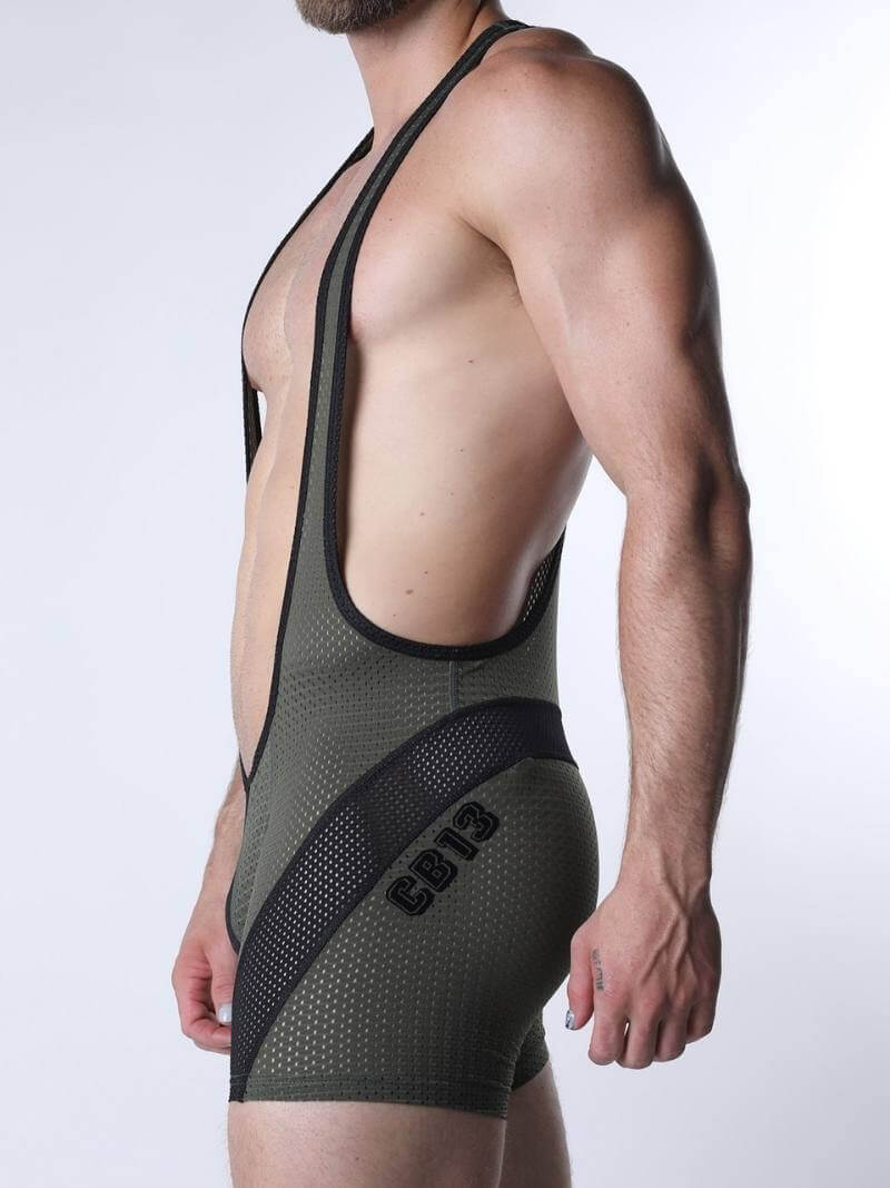 CellBlock13 Sporty Mesh Singlet with Rear Zipper - Image 8