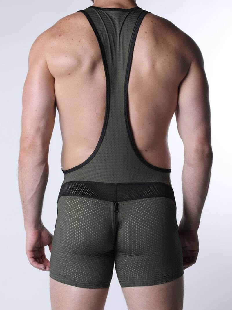 CellBlock13 Sporty Mesh Singlet with Rear Zipper - Image 9