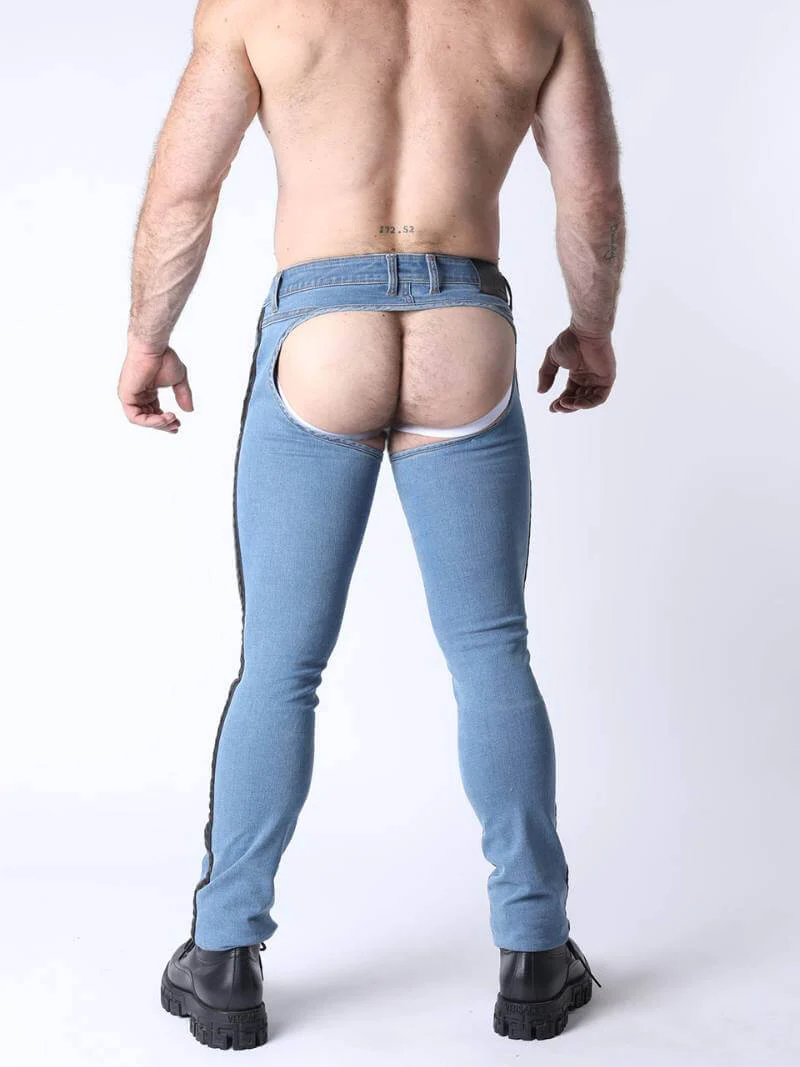 CellBlock13 Terry Denim Chaps - Image 4