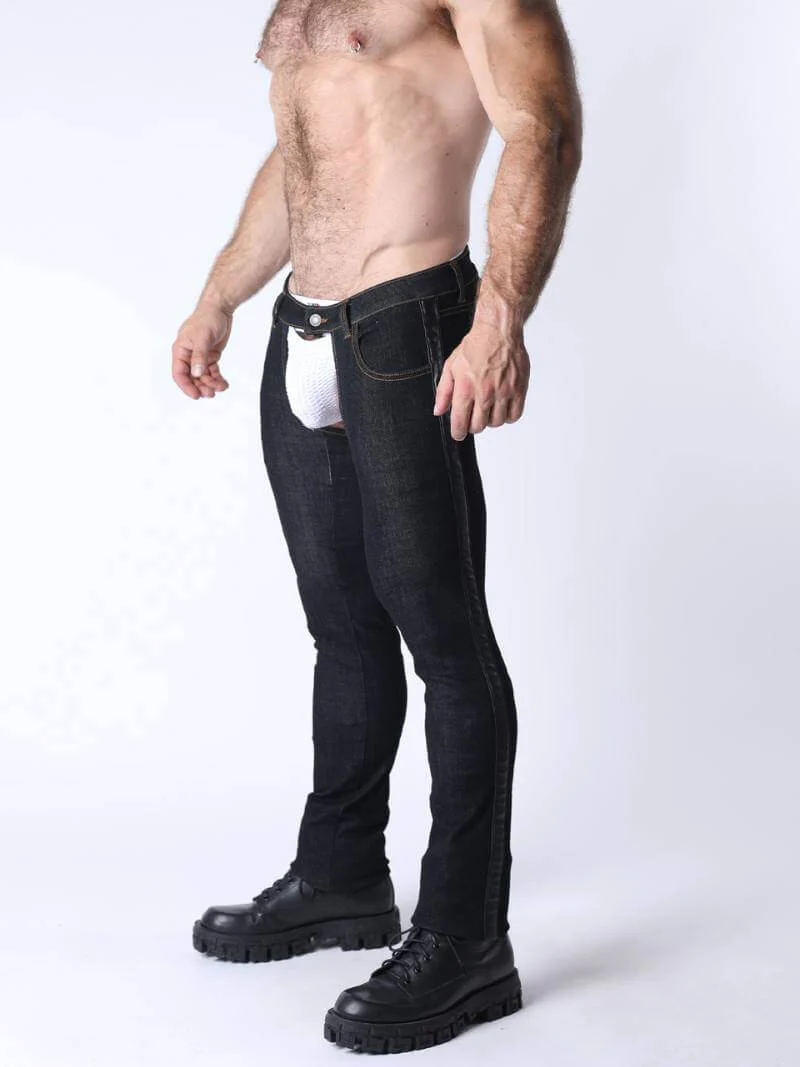 CellBlock13 Terry Denim Chaps - Image 5