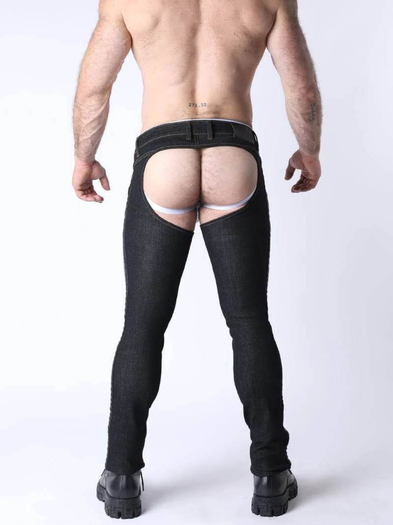 CellBlock13 Terry Denim Chaps - Image 6